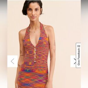 Nia Fabianna Knit Dress Size Small Multicolor